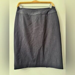 Liz Claiborne Women's Charcoal Grey Pencil Skirt Size 4